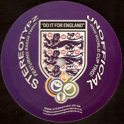 Stereotypz / The Ragga Twins Do It For England USED VINYL 12INCH UNOFFICIAL RELEASE