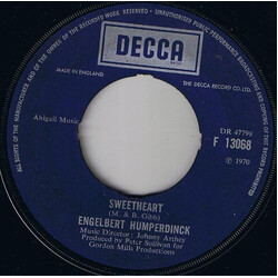 Engelbert Humperdinck Sweetheart / Born To Be Wanted USED VINYL 7INCH 45 RPM SINGLE