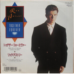 Rick Astley Together Forever (Lover's Leap Remix) USED VINYL 7INCH 45 RPM PROMO