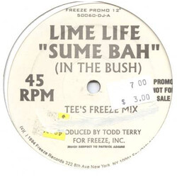 Lime Life Sume Bah (In The Bush) USED VINYL 12INCH 33 S RPM 45 RPM PROMO