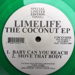 Lime Life The Coconut EP USED VINYL 12INCH LIMITED EDITION 33 S RPM EP