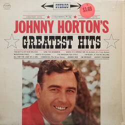 Johnny Horton Johnny Horton's Greatest Hits Vinyl LP USED