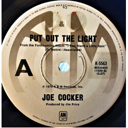 Joe Cocker Put Out The Light / If I Love You USED VINYL 7INCH 45 RPM SINGLE