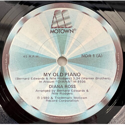 Diana Ross My Old Piano USED VINYL 7INCH 45 RPM SINGLE