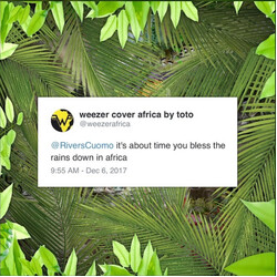 Weezer Africa USED VINYL 7INCH 45 RPM SINGLE