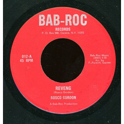 Rosco Gordon Reveng / I Got Love USED VINYL 7INCH 45 RPM SINGLE