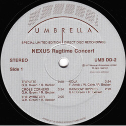 Nexus (18) Ragtime Concert Vinyl LP USED