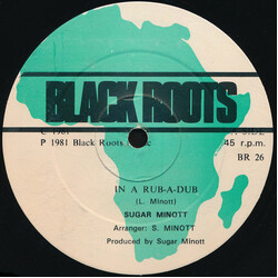 Sugar Minott In A Rub-A-Dub USED VINYL 12INCH 45 RPM