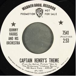 Johnny Harris Orchestra Captain Henry's Theme / Ballad To An Unborn Child USED VINYL 7INCH 45 RPM SINGLE PROMO