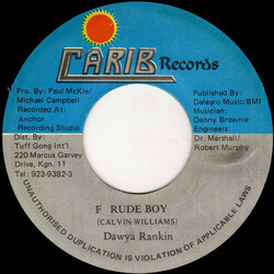 Dawya Rankin F Rude Boy USED VINYL 7INCH 45 RPM