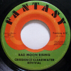 Creedence Clearwater Revival Bad Moon Rising / Lodi USED VINYL 7INCH 45 RPM SINGLE