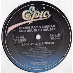Stevie Ray Vaughan & Double Trouble Look At Little Sister / Say What Vinyl 12" USED