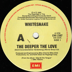 Whitesnake The Deeper The Love USED VINYL 7INCH SINGLE