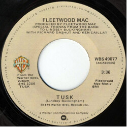 Fleetwood Mac Tusk / Never Make Me Cry USED VINYL 7INCH 45 RPM SINGLE STYRENE
