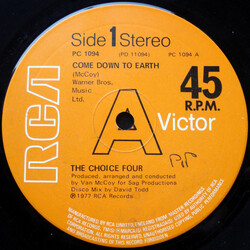 The Choice Four Come Down To Earth VINYL 12" USED