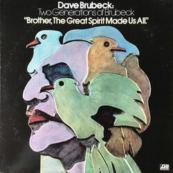 Dave Brubeck Two Generations Of Brubeck " Brother, The Great Spirit Made Us All". Vinyl LP USED