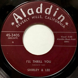 Shirley And Lee I'll Thrill You / Love No One But You USED VINYL 7INCH 45 RPM SINGLE STYRENE