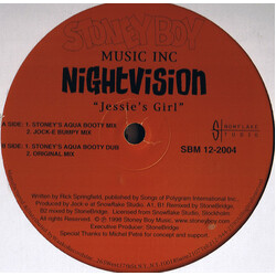 Nightvision Jessie's Girl VINYL 12" USED