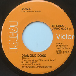David Bowie Diamond Dogs USED VINYL 7INCH 45 RPM SINGLE