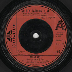 Golden Earring Radar Love USED VINYL 7INCH 45 RPM SINGLE