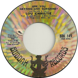 Lou Christie Are You Getting Any Sunshine? USED VINYL 7INCH 45 RPM SINGLE