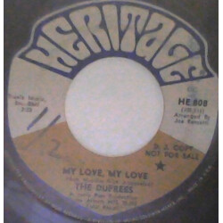 The Duprees My Love, My Love USED VINYL 7INCH 45 RPM PROMO