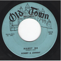 Robert & Johnny Marry Me USED VINYL 7INCH 45 RPM SINGLE