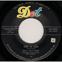 The Mills Brothers Get A Job / I Found A Million Dollar Baby In A Five And Ten Cent Store USED VINYL 7INCH 45 RPM