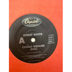 Great White Congo Square (Edit) USED VINYL 7INCH 45 RPM SINGLE