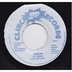 Prince Far I / Bongo Herman Wisdom / Thunder Storm Part 2 USED VINYL 7INCH SINGLE 45 RPM REISSUE