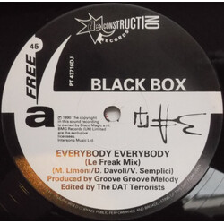 Black Box Everybody Everybody USED VINYL 12INCH 45 RPM PROMO