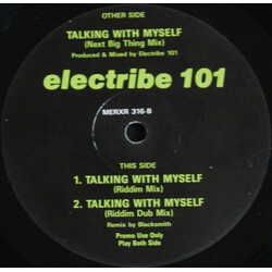Electribe 101 Talking With Myself (Remix) USED VINYL 12INCH 45 RPM PROMO