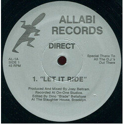 Direct Let It Ride USED VINYL 12INCH 45 RPM