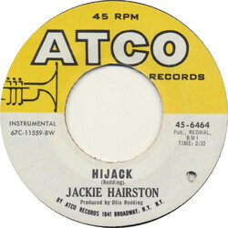 Jackie Hairston Hijack / Monkey On My Back USED VINYL 7INCH 45 RPM SINGLE