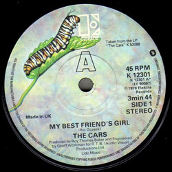 The Cars My Best Friend's Girl USED VINYL 7INCH 45 RPM SINGLE STEREO