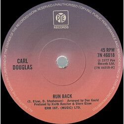 Carl Douglas Run Back USED VINYL 7INCH 45 RPM SINGLE
