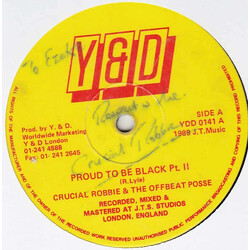 Crucial Robbie / The Offbeat Posse Proud To Be Black Pt. II Vinyl 12" USED