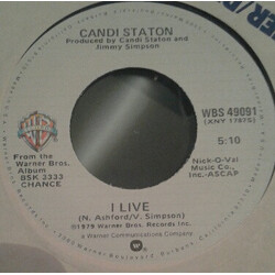Candi Staton I Ain't Got Nowhere To Go USED VINYL 7INCH