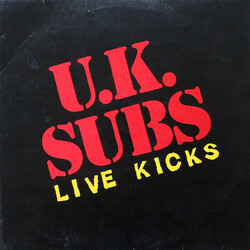 UK Subs Live Kicks USED VINYL 12INCH 45 RPM MINI-ALBUM