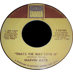 Marvin Gaye That's The Way Love Is USED VINYL 7INCH 45 RPM SINGLE