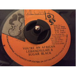 Sugar Black & Lebanchuleh You're An African Vinyl 7" USED