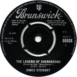 James Stewart (4) / Charles "Bud" Dant Chorus The Legend Of Shenandoah / We're Riding Out Tonight Vinyl 7" USED