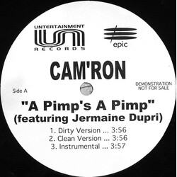 Cam'ron / Jermaine Dupri / Charli Baltimore / Ghostface Killah A Pimp's A Pimp / Stand Up USED VINYL 12INCH PROMO