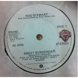 Rod Stewart Sweet Surrender Vinyl 7" USED