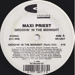 Maxi Priest Groovin' In The Midnight USED VINYL 7INCH 33 S RPM SINGLE