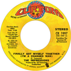 The Impressions Finally Got Myself Together (I'm A Changed Man) / I'll Always Be Here Vinyl 7" USED