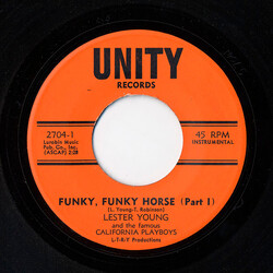Lester Young (5) / The California Playboys Funky, Funky Horse VINYL 7" USED