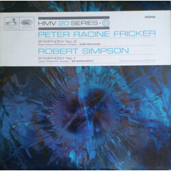 Peter Racine Fricker / Robert Simpson (6) Symphonie No. 2 / Symphonie No. 1 Vinyl LP USED