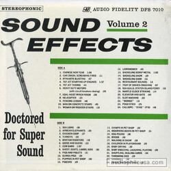No Artist Sound Effects Volume 2 Vinyl LP USED