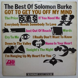 Solomon Burke The Best Of Solomon Burke / Got To Get You Off Of My Mind Vinyl LP USED